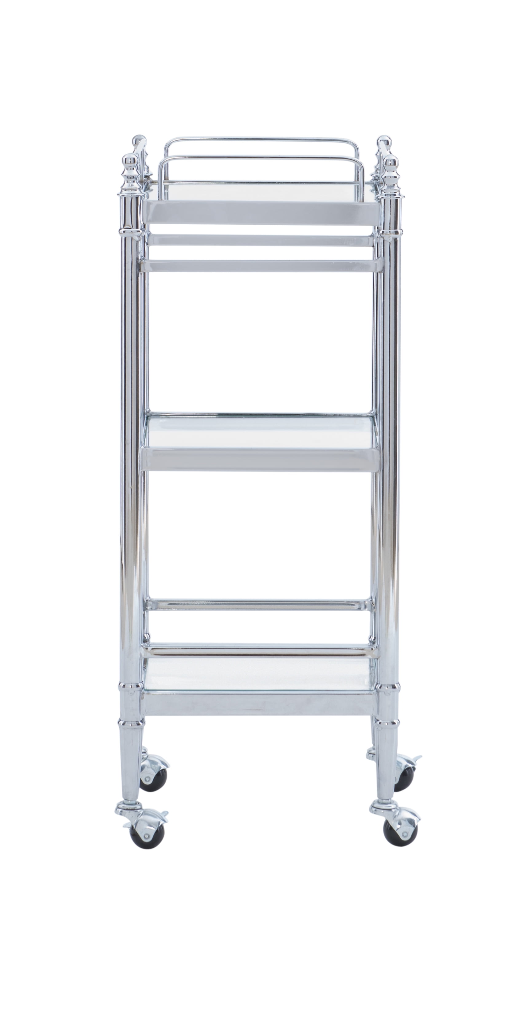 Linon BA001CHR01 Cart Chrome