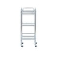 thumbnail image 6 of Linon Pinnacle Bathroom Storage Cart, Chrome Finish, 6 of 8