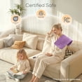 thumbnail image 5 of Maxkare 12 x 24 Heating Pad with 6 Heat Settings & Auto Shut-off, for Back Neck Shoulders Stress Relief, Purple, 5 of 8