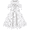 White Tassel, variant on Girls Dress White Off Shoulder Sequin Tassel Flapper Party Pageant 7 Years
