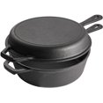thumbnail image 1 of Olla holandesa de hierro fundido con tapa sartén Vivicreate de 4.5 L, 1 of 7