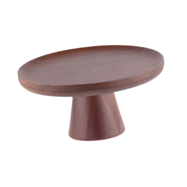 simhoa Vintage Wood Cake Stand Multifunctional Snack Tray for Birthday Home Parties M