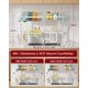 thumbnail image 5 of Escurridor de platos ajustable Sakugi 76-86 cm de 2 niveles, blanco, 5 of 5