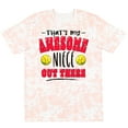 thumbnail image 3 of Inktastic That's My Awesome Niece out There with Softballs T-Shirt, 3 of 5