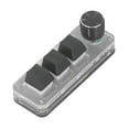 XIOP Mini Keypad, 3 Key 1 Mini Shortcut Gaming Keypad, Knob