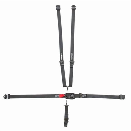 2 in. 5 point Harness L-L & P-D Ind Shld Fixed Right Lap