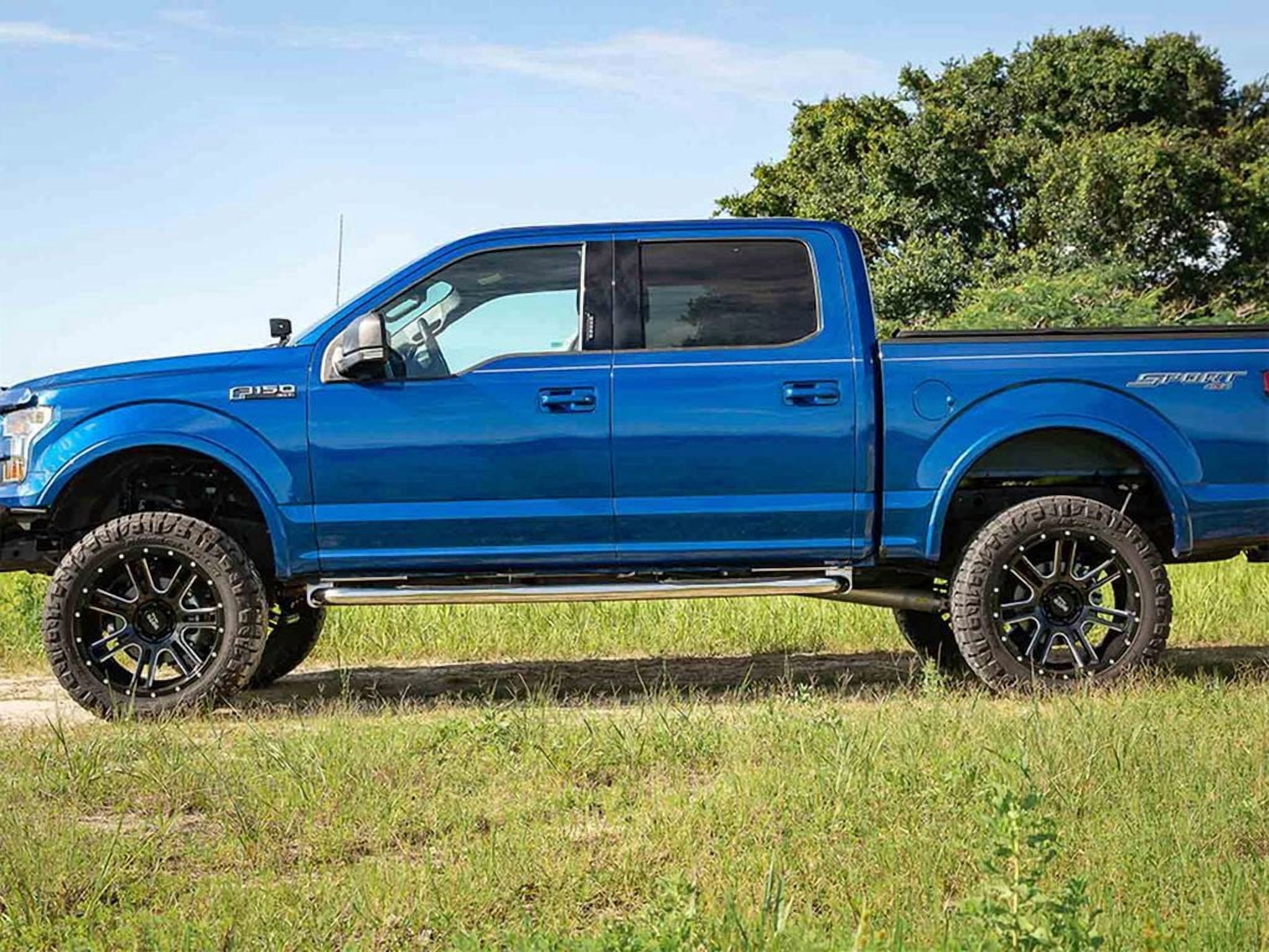 Ionic 3" Stainless Nerf Bars Fit 2002-2008 Dodge Ram 1500/2003-2009 2500/3500 Quad Cab