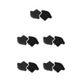 thumbnail image 2 of VONKY Touring Kayak Paddle Grips Gloves 2x Durable Neoprene Kayak Paddle Mitts for Rafting Style A 5Set, 2 of 6