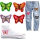 thumbnail image 5 of Paquete de 2 12 Parches de Mariposas Parche de Mezcla Aleatoria Multicolor Hecho a Mano Surtido para Planchar o Coser Bordado Planchado Bricolaje para Ropa Jeans Bolsa Sombrero Zapatos brillar  Electrónica, 5 of 5