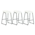 thumbnail image 1 of Bronte Living 26 inch Modern Polypropylene Counter Stool with Footrest for Kitchen, Restaurant - Series Ashton - Set of 3, 1 of 6