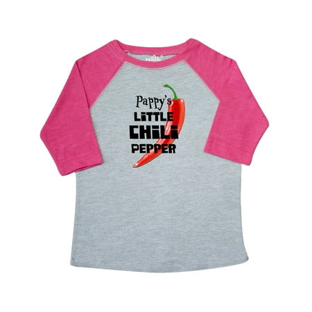 

Inktastic Pappy s Little Chili Pepper Gift Toddler Boy or Toddler Girl T-Shirt