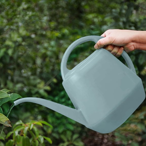 Watering Can, 4L Large Capacity Garden Watering Pot, Long Spout Watering Can, Lightweight Indoor Outdoor Watering Pot, Ergonomic Handle Gardening Tool