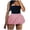 Pink, variant on Ediodpoh Skirts for Women Solid High Waist Mini Skirt Summer Casual Sleeveless Romper Style Mini Skirts Yellow S