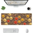 thumbnail image 2 of Gaming Mousepad Large Waterproof NonSlip Desk Mat Home Office Work Computer Essential Seasoning Printed Pattern Perfect for Working from Home (12"x31.5"), 2 of 6