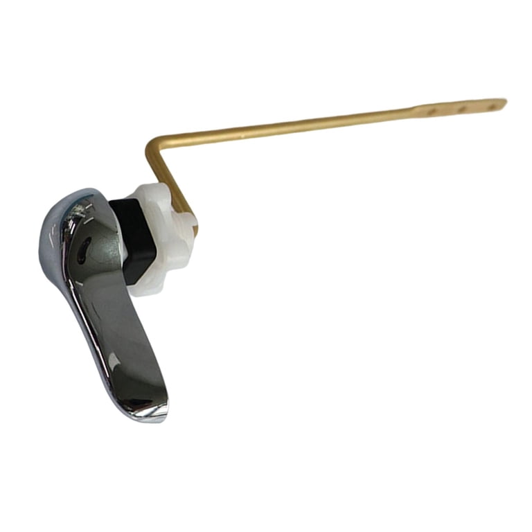 R&T A5103 Toilet Tank Lever – Universal Front Mount Flush Handle, Zinc-Alloy Chrome Plated, Corrosion Resistant, Easy DIY Replacement