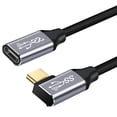 thumbnail image 2 of Cable USB-C a USB-C Adaptador USB C 100W Ángulo de 90 grados Ángulo recto hembra para Los 0.25M, 2 of 9