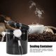 thumbnail image 3 of Contenedor de sellado de granos de café de 1,5 l con válvula de escape para almacenamiento de hojas de té de frutas secas(Noir cuillère 1,5 L (grain de café rempli de 500 g)), 3 of 8