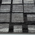 thumbnail image 4 of Grand Square Grey Contemporary Geometric Area Rug Runner 2'7" x 9'10", 4 of 5