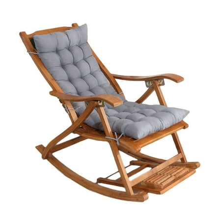 

Lounger Cushion Soft Replacement High Seat Pad with Fixation Strap Large Rocking Chair Bench Pad for Patio 120*48cm New