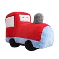 thumbnail image 6 of Train Plush Toy, Stuffed Animal Cartoon Train Pillow, Soft Cuddly Toy Train for Kids, Children's Bedroom Decor Nursery Gift, Railway Plush Cushion for Playtime and Bedtime Companion, 6 of 7