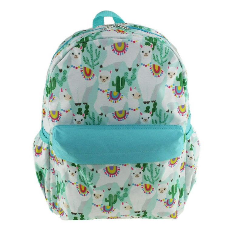 16 inch All Over Print Deluxe Backpack with Laptop Compartment (Llama) -  Walmart.com