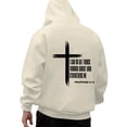 thumbnail image 2 of YaEYa Mens I Can Do All Things Through Hoodies Men Christian Jesus Hoodie Religious Cross Sweatshirt Faith Pullover Tops Beige XXL, 2 of 7