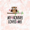 thumbnail image 4 of Inktastic My Nonnie Loves Me Grandchild Girls Baby Bodysuit, 4 of 5