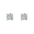 thumbnail image 3 of 0.07 Carat 4-Prong Diamond Stud Earringsin 14K White Gold (I1-I2 Clarity), 3 of 4