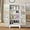White-re2door-51.18h, variant on 61.02”H Metal Pantry Storage Cabinet, Kitchen Storage Cabinets with Adjustable Feet and Shelves, Pantry Cabinet for Kitchen, Living Room, Laundry Room and Dinning Room
