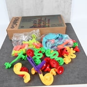 Marble Runs for Kids, 142 Pcs Marble Run Race Coaster Set, Marble Tracks Learning Toy Construction Building Blocks Set, Coaster Maze DIY Toys for Kids