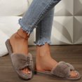 thumbnail image 5 of Fuzzy Slippers Ofreoo Women's Fashion Casual Winter Solid Color Home Indoor Cotton Slippers, 5 of 6