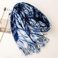thumbnail image 3 of HSHDLDF Foulard Boho pour Femmes Légère Foulard Imprimée Florale Automne Hiver Mode Châle à Franges, 3 of 5