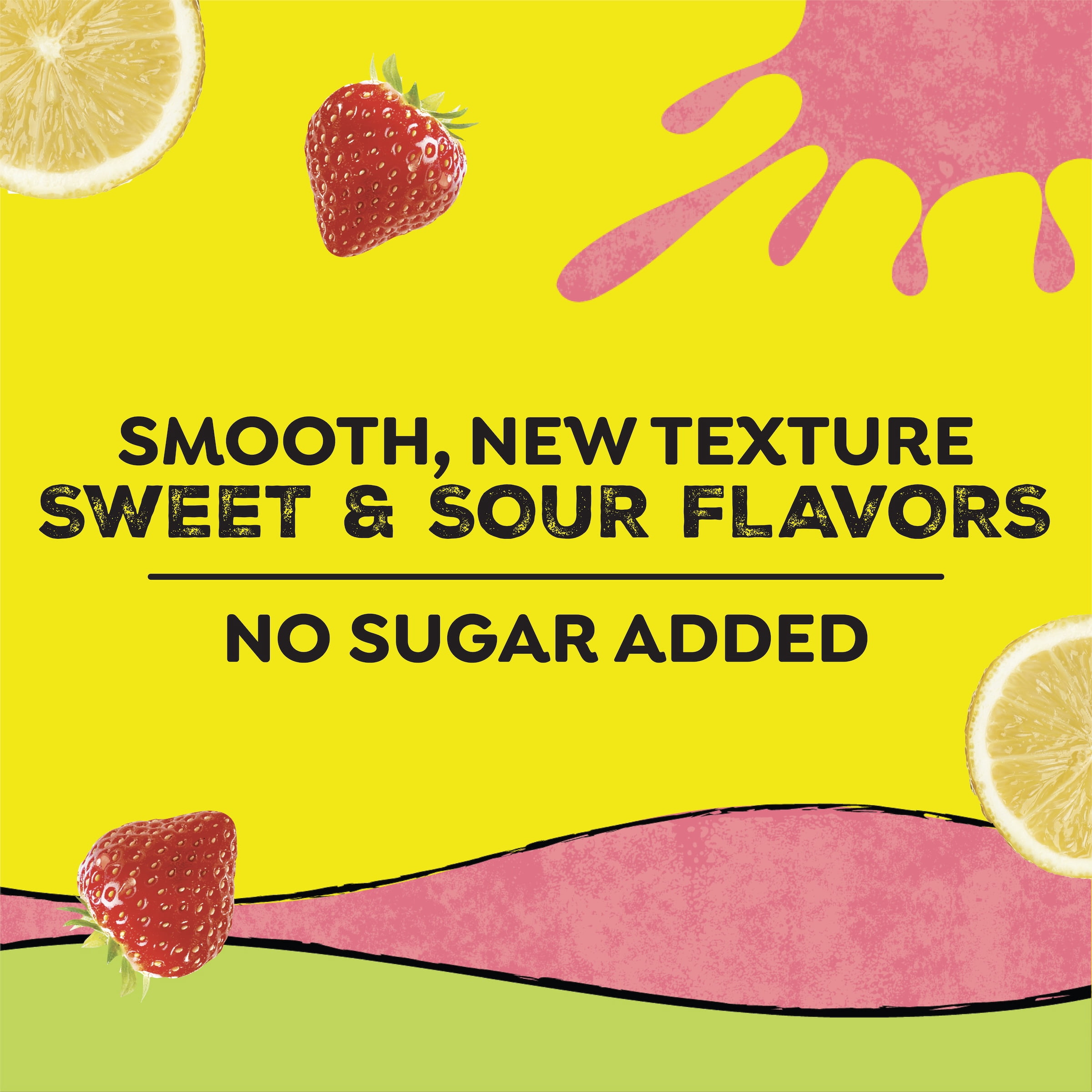 GoGo squeeZ No Sugar Added Strawberry Lemonade SlymeZ Fruit Gel On The Go, 3.5 oz (10 Pack)