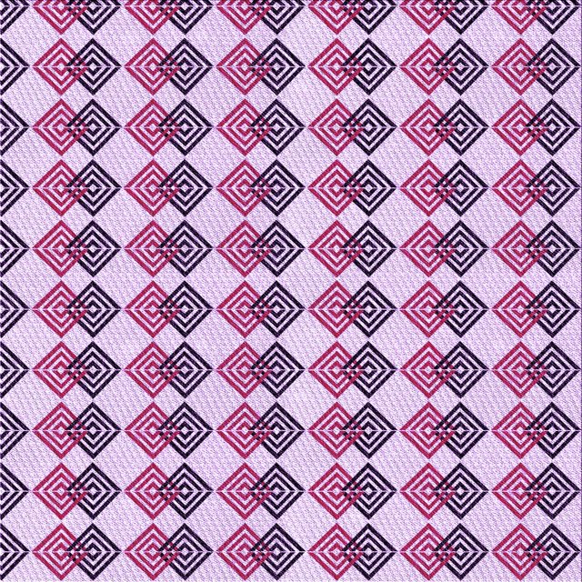 Ahgly Company Machine Washable Indoor Square Transitional Periwinkle Pink Area Rugs, 6' Square