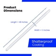 thumbnail image 4 of T8 LED Bulbs 4 Foot, 40 Watt Equivalent, Type A Tube Light, Plug & Play, T8 or T12 LED Tube Light, LED Fluorescent Replacement, Frosted, T48/840/LEDG2/4, 4100K Cool White, 4 Pack, 4 of 6