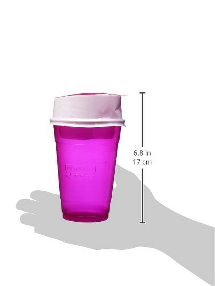 As Seen on TV Snackeez 2-in-1 Snack & Drink Cup, Pink