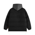 thumbnail image 3 of Styesk Jackets for Men Zipper Up Warm Jackets Outdoor Plus Size Work Coats Hooded Color Block Puffer Jacket Casual Comfy Wind Breaker Jackets with Pockets, 3 of 8