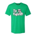 thumbnail image 2 of Wild Bobby,The Pugfather Funny Godfather Movie Logo Pug Parody, Father's Day, Men Premium Tri Blend Tees, Envy, X-Large, 2 of 3
