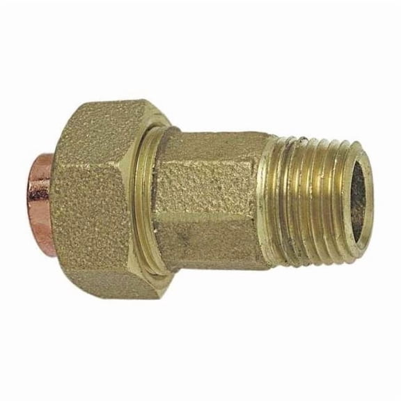 Nibco Fitting Union,Cast Bronze,1" Tube,CxMNPT 7334 1
