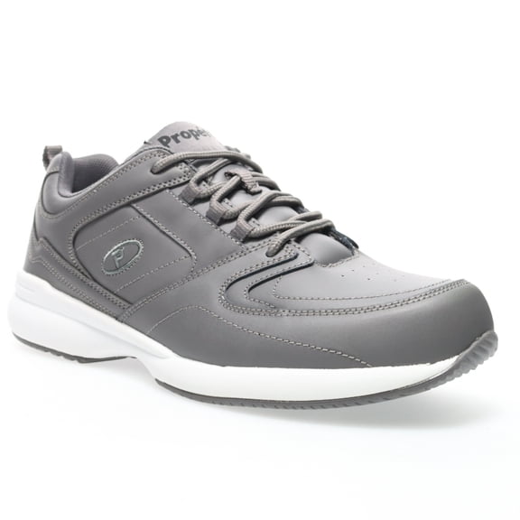 Propet Life Walker Sport Men's Sneakers - Dark Grey, Size 12