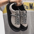 thumbnail image 4 of Men's Blue and Black Outdoor Casual Sneakers, Breathable Comfort Walking Shoes, 4 of 10
