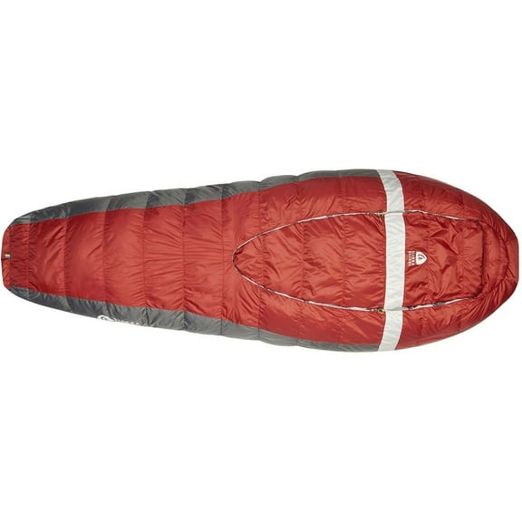 Sierra Designs Backcountry Bed 650F 20 Deg Sleeping Bag, Red, Regular