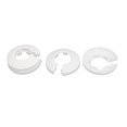 thumbnail image 1 of Ofertas Únicas Cubierta de Tubo de Agua de Radiador de 25 mm de Plástico Flange de Pared Blanca 4 Pcs, 1 of 4