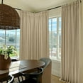 thumbnail image 5 of Galenzoov 60*90 inch 1 Panels Pinch Pleated Velvet Curtains for Home, Blackout Heat Blocking Window Curtains with Hooks for Bedroom,Living room,Office,Ivory, 5 of 11