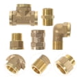 thumbnail image 4 of MasteelfCA 1 Set Hose Connector 1/2 Inch Pipe Adapter Straight Elbow Tee Pipe Fitting, 4 of 7