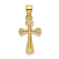 thumbnail image 1 of FB Jewels 14K Yellow Gold Cross Inside A Cross Solid Pendant, 1 of 4