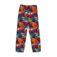 thumbnail image 5 of Goofa Colorful Hawaii Palms Printed Soft Pajama Pants for Men, Wide Leg Comfy Casual Lounge Yoga Pants-X-Large, 5 of 9