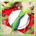 thumbnail image 7 of Topboutique Faux Reed Grass Decor 20 Pcs 17 in Christmas Tree Topper Xmas Tree Artificial Picks Artificial Grass Fluffy Picks Christmas Ornaments for Wedding Party Home Decor,Green, 7 of 7