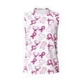 thumbnail image 6 of Lsque Breast Cancer Awareness4 Print Men's Cotton Blend Sleeveless Muscle Shirts (S-3XL)- Moisture Wicking, Odor Protection, UPF 30+,3X-Large, 6 of 8