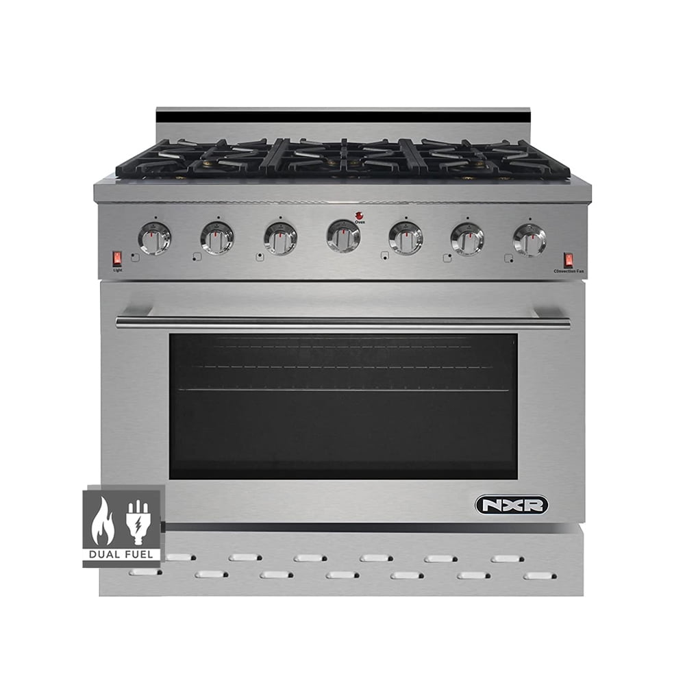 NXR 36" Stainless Steel ProStyle Dual Fuel Range with 5.5 cu.ft